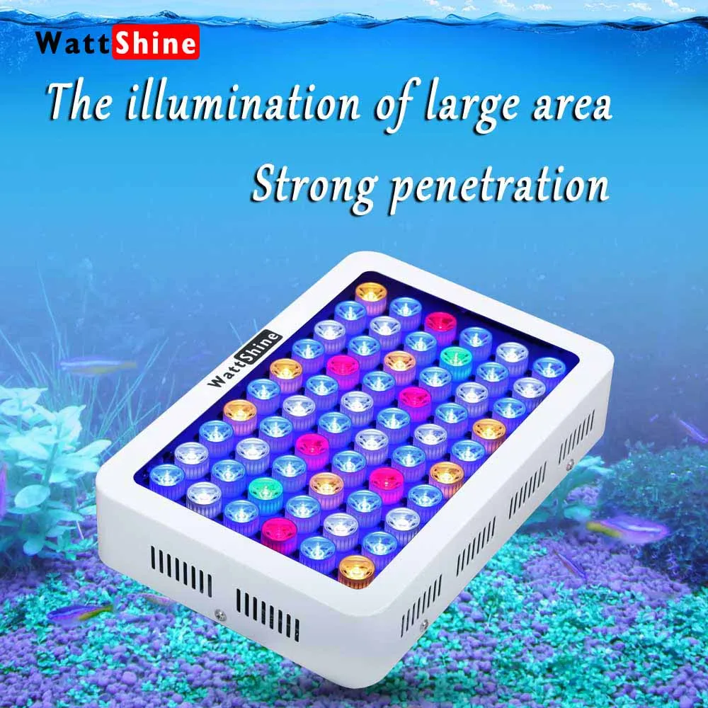 Dimmable LED Aquarium Lights 180W 140W Fish Tank Light For Freshwater Saltwater Aquarium Marine Reef Coral Lighting Decoration
