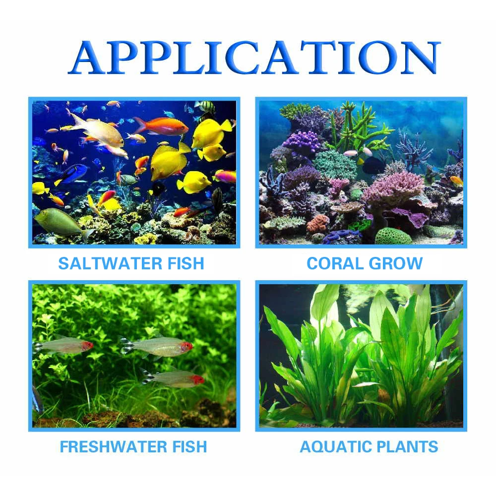 Dimmable LED Aquarium Lights 180W 140W Fish Tank Light For Freshwater Saltwater Aquarium Marine Reef Coral Lighting Decoration