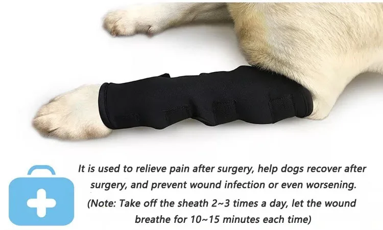 Pet Dog Bandages Dog Injurie Leg Knee Brace Strap Protection For Dogs Joint Bandage Wrap Doggy Medical Supplies Dogs Accessories