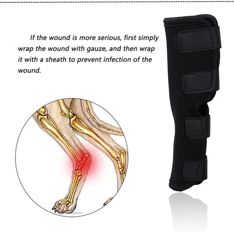 Pet Dog Bandages Dog Injurie Leg Knee Brace Strap Protection For Dogs Joint Bandage Wrap Doggy Medical Supplies Dogs Accessories