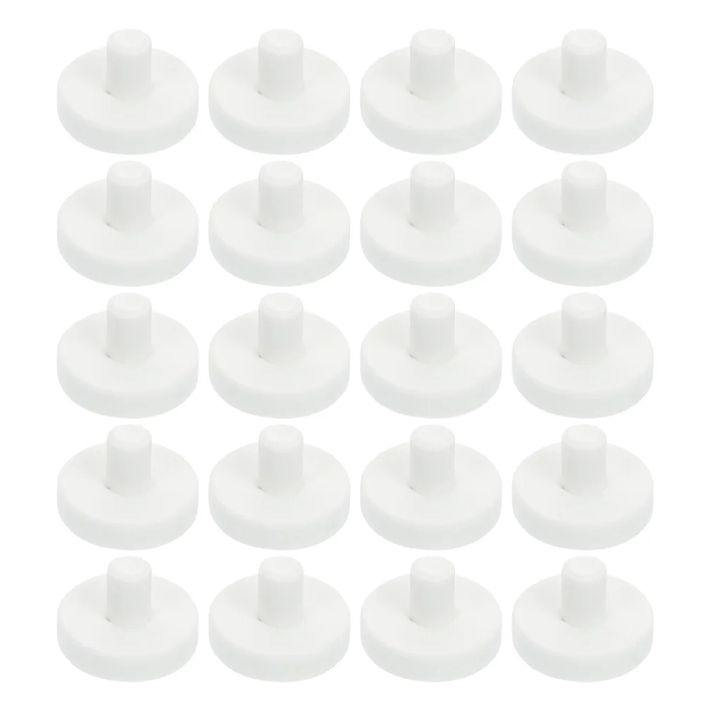 20 Pcs Fish Tank Coral Base Decoration Nurture Supplies Frag Plug Reproduction Ceramics Aquarium Support Coral Plug Fish Tank