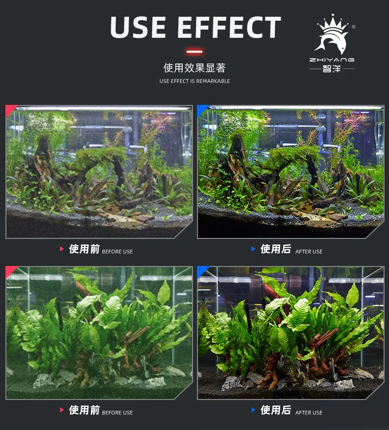 110V 220V New Fish Tank Aquarium Built-in Germicidal Lamp Back Light Leakage UV Lamp Life Amphibious Dual-Use Lamp Disassembled
