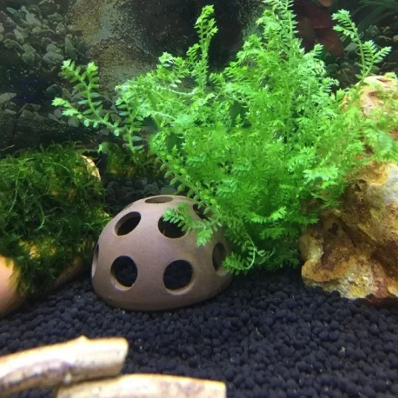 Ceramic Aquarium Decoration Fish Shrimps Shelter House Pottery Scorpion House Canister Simulation Stone Fish Tank Decor Great