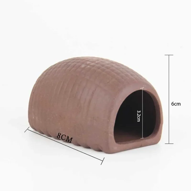 Ceramic Aquarium Decoration Fish Shrimps Shelter House Pottery Scorpion House Canister Simulation Stone Fish Tank Decor Great
