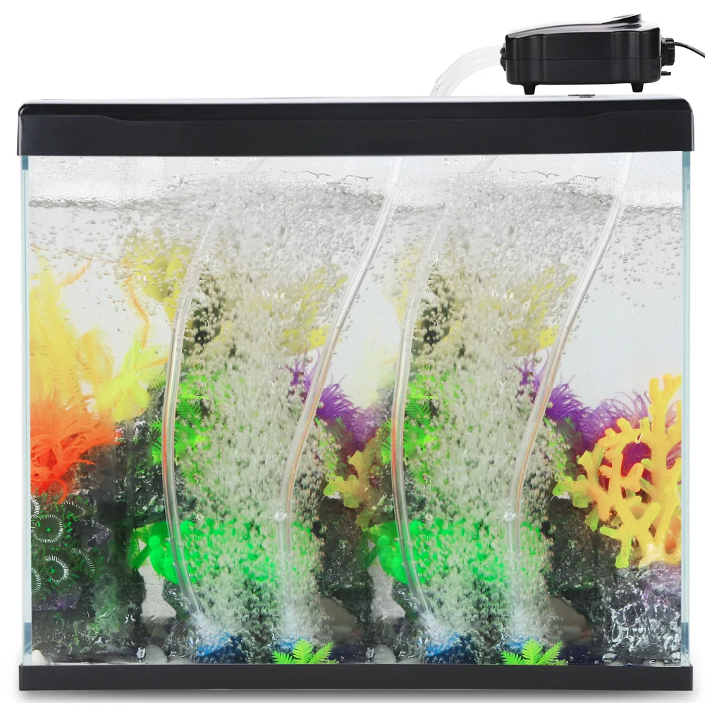 Adjustable Aquarium Air Pump 110V~220V Air Pump 3W~12W For Bedroom Fish Tank Silent Oxygen Pump Air Compressor