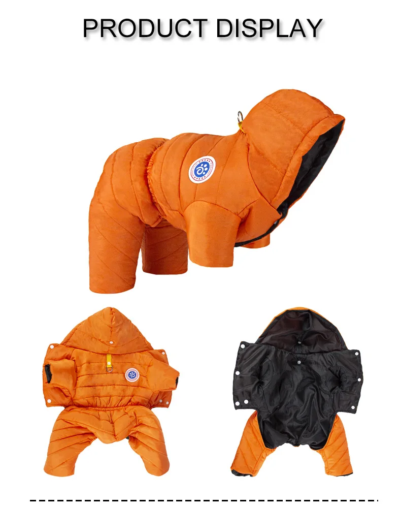 Waterproof Winter Dog Coat Pet Clothes Puppy Clothing Vest Warm Dog Clothes French Bulldog Chihuahua Small Dog Ropa Para Perros