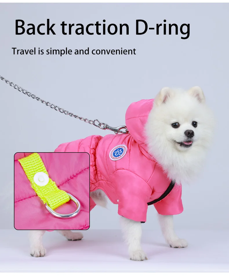 Waterproof Winter Dog Coat Pet Clothes Puppy Clothing Vest Warm Dog Clothes French Bulldog Chihuahua Small Dog Ropa Para Perros