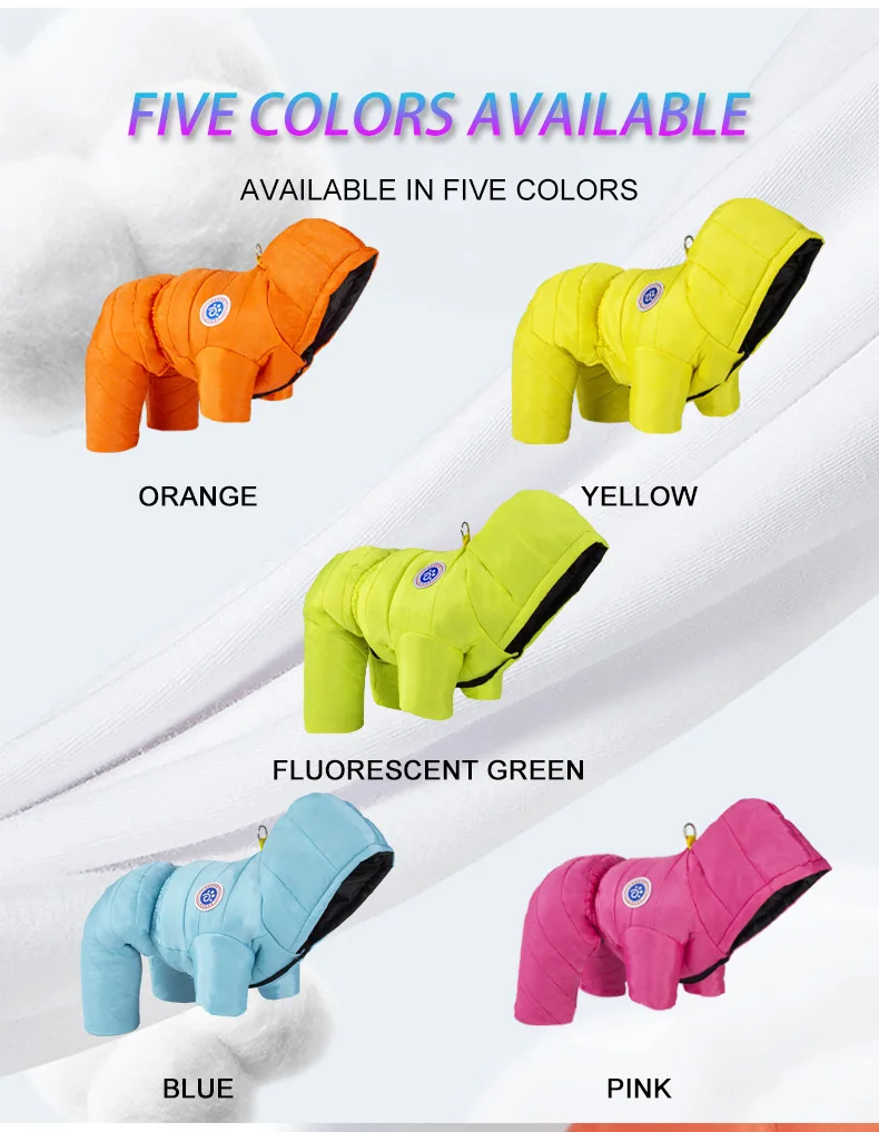 Waterproof Winter Dog Coat Pet Clothes Puppy Clothing Vest Warm Dog Clothes French Bulldog Chihuahua Small Dog Ropa Para Perros