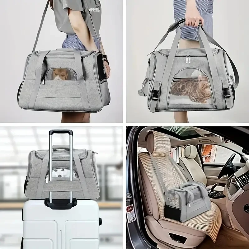 Pet Carrier for Large and Medium Cats, Soft-Sided Pet Carrier for Big Medium Cats and Puppy, Dog Carriers