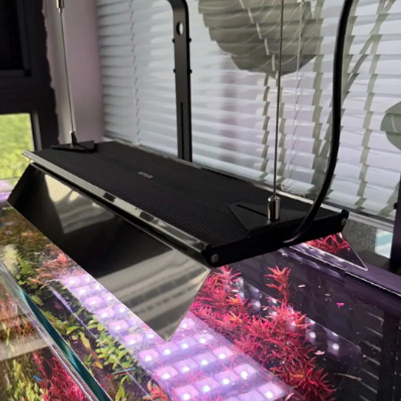 Netlea AT5S RGB Shades with Mirrors Anti-Glare Light Shield For Aquarium LED