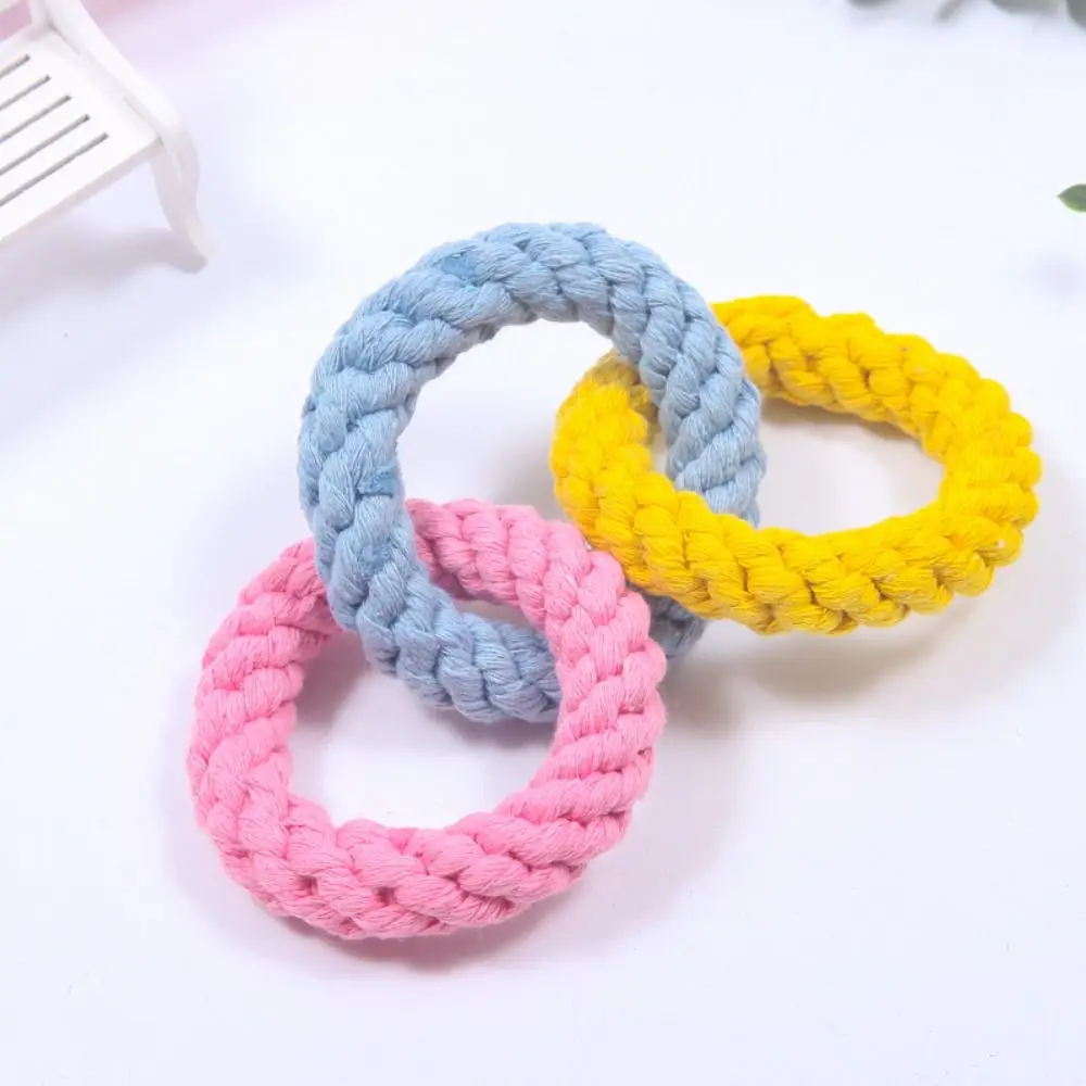 Hamster Toy Climbing Rope Toys Small Pets Bird Rope Swing Toy Hanging Cotton Rope Cage Accessories Play Toys Set