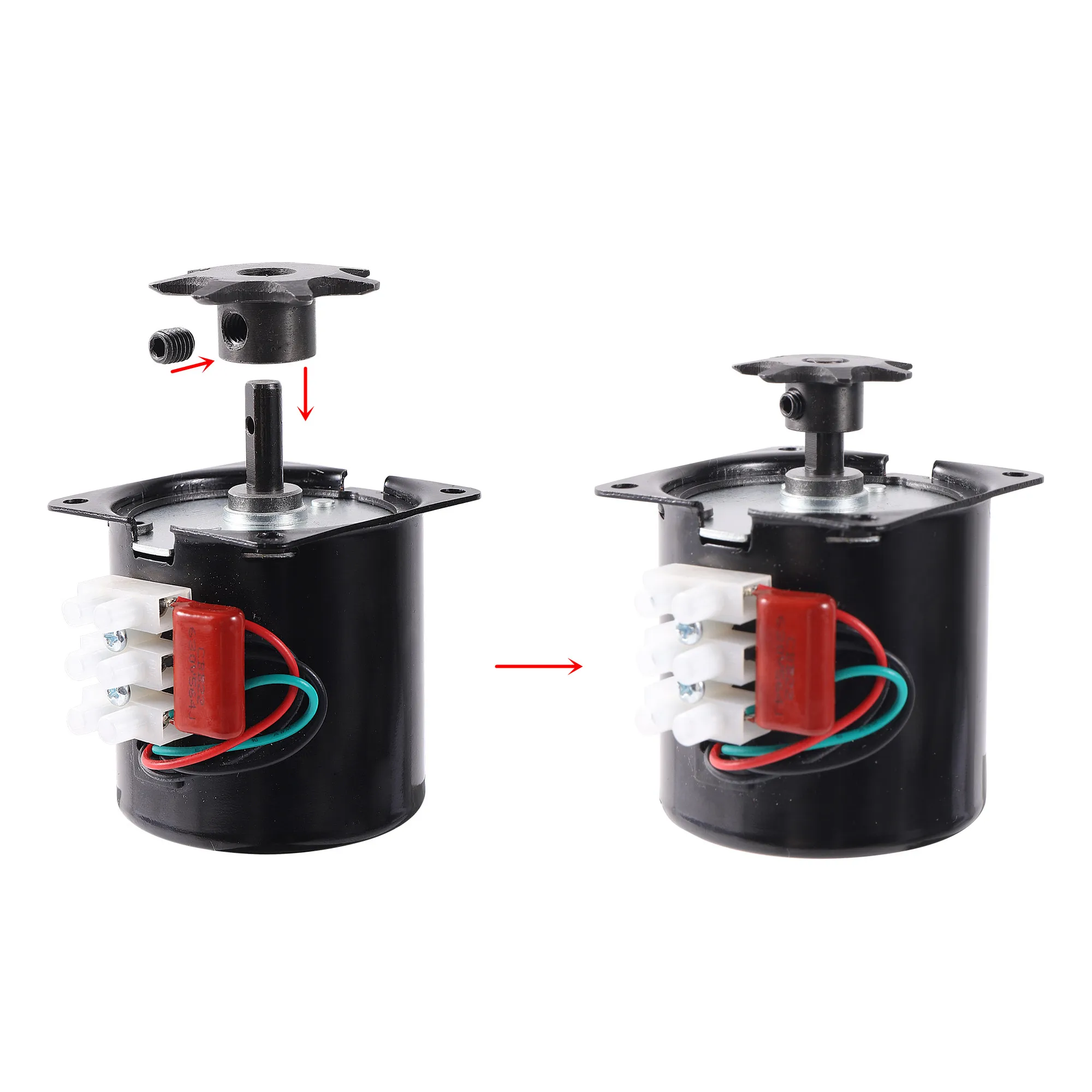 Poultry Incubator Motor Gear Power Engine Reversible Gear Wheel For Egg Turning Motor Incubator 2.5r/min Motor Gear 1 Pc