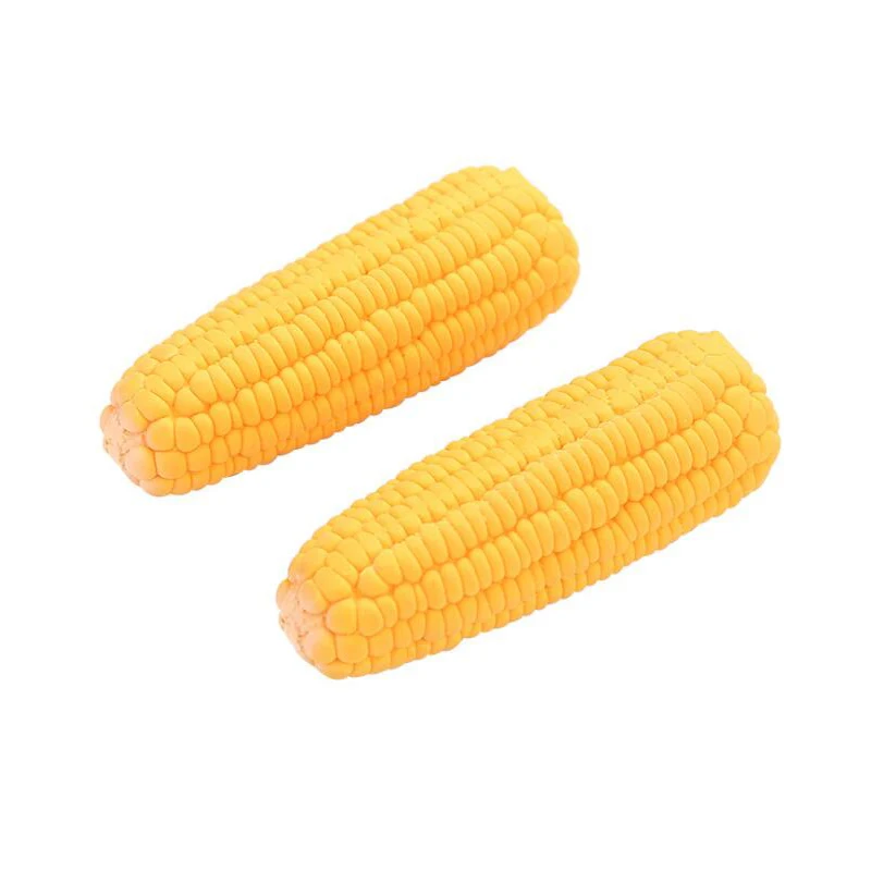 New Pet Toys Squeak Toys Latex Corn Shape Puppy Dogs Toy Pet Supplies Training Playing Chewing Dog Toys for Small Dogs
