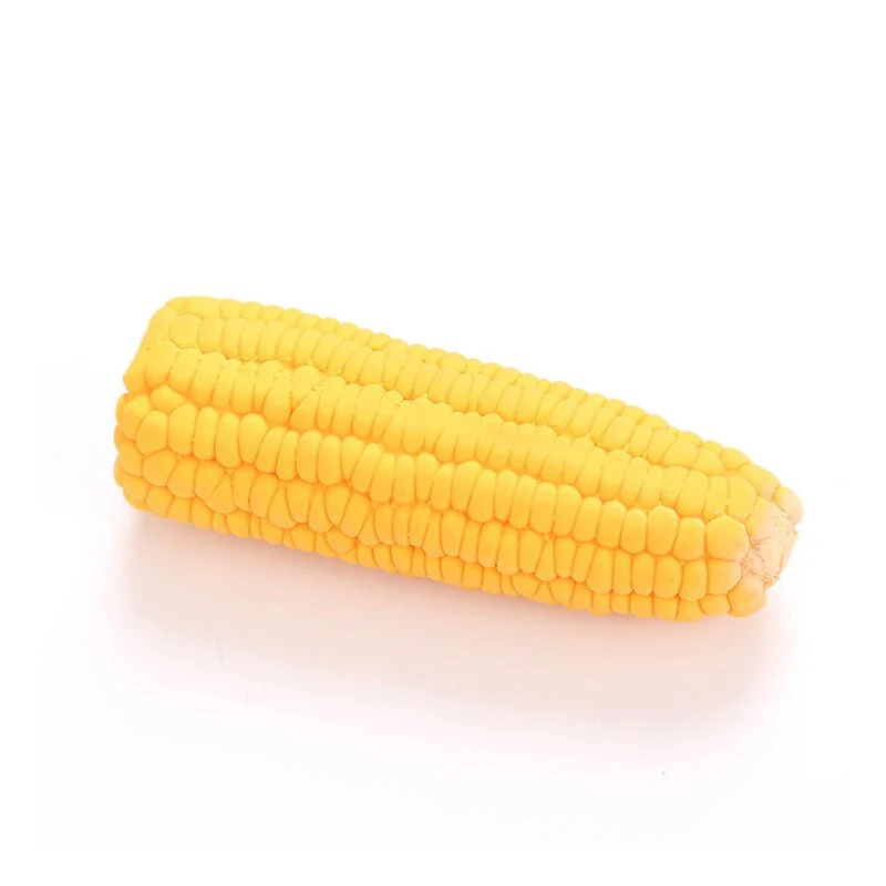 New Pet Toys Squeak Toys Latex Corn Shape Puppy Dogs Toy Pet Supplies Training Playing Chewing Dog Toys for Small Dogs