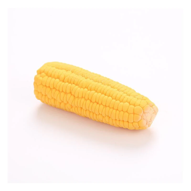 New Pet Toys Squeak Toys Latex Corn Shape Puppy Dogs Toy Pet Supplies Training Playing Chewing Dog Toys for Small Dogs