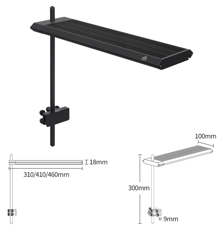 WEEK AQUA S Series S300 400 450Pro ,Aquarium Light Water Grass And Fish Tank Lamp Sentiment Small Clip Lamp