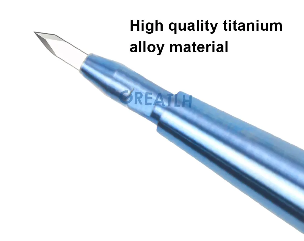 Hair Implant Pen Tool Sapphire Blade Double Edged Blade Sapphire Hair Implant Blade Hair Transplant Implanter Pen