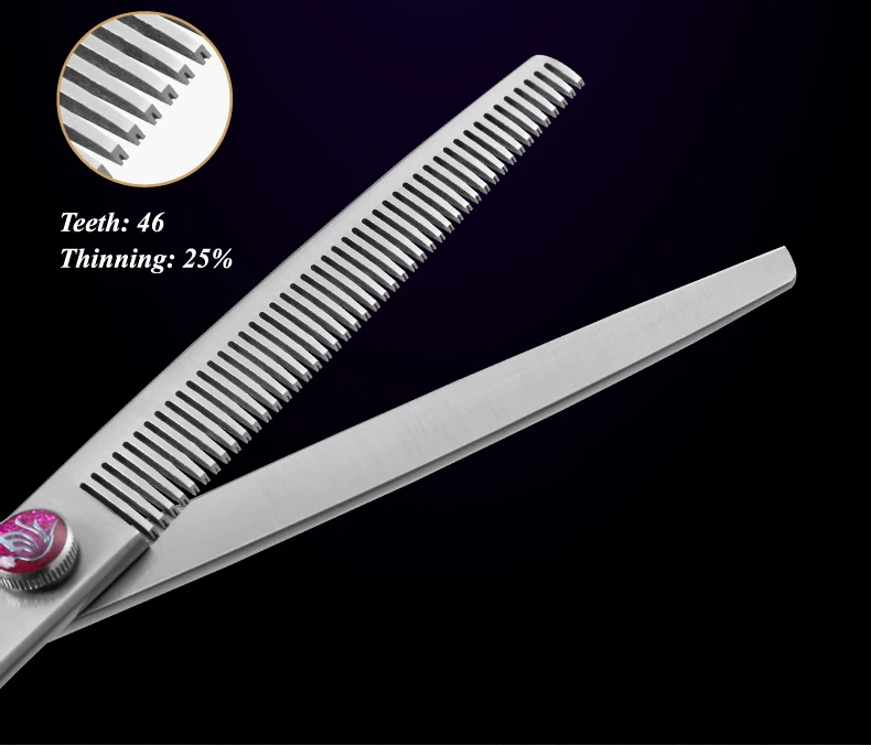 Fenice 7.0/8.0inch Professional Dog Grooming Scissors Thinning Chunker Shears JP440C Pets Dogs Groomer Tools