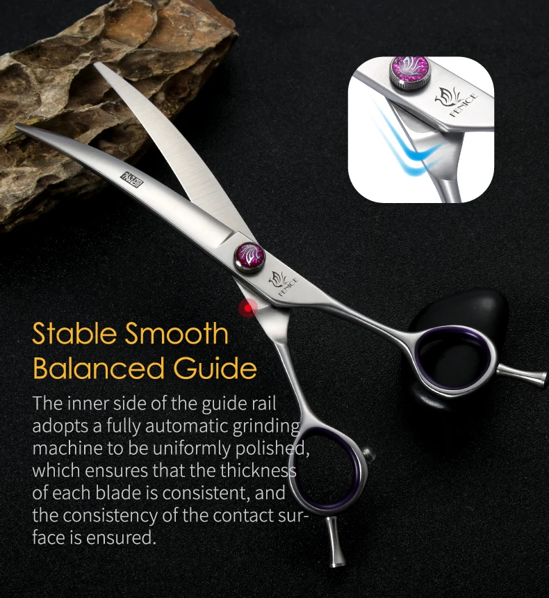 Fenice 7.0/8.0inch Professional Dog Grooming Scissors Thinning Chunker Shears JP440C Pets Dogs Groomer Tools