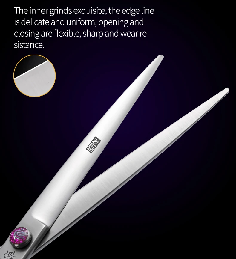 Fenice 7.0/8.0inch Professional Dog Grooming Scissors Thinning Chunker Shears JP440C Pets Dogs Groomer Tools