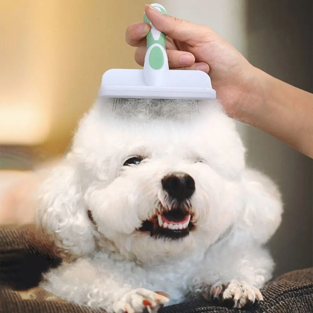Pet Hair Shedding Comb Dog Cat Brush Grooming Long Hair Indoor Hair Remover Cleaning Beauty Slicker Pet Supplies