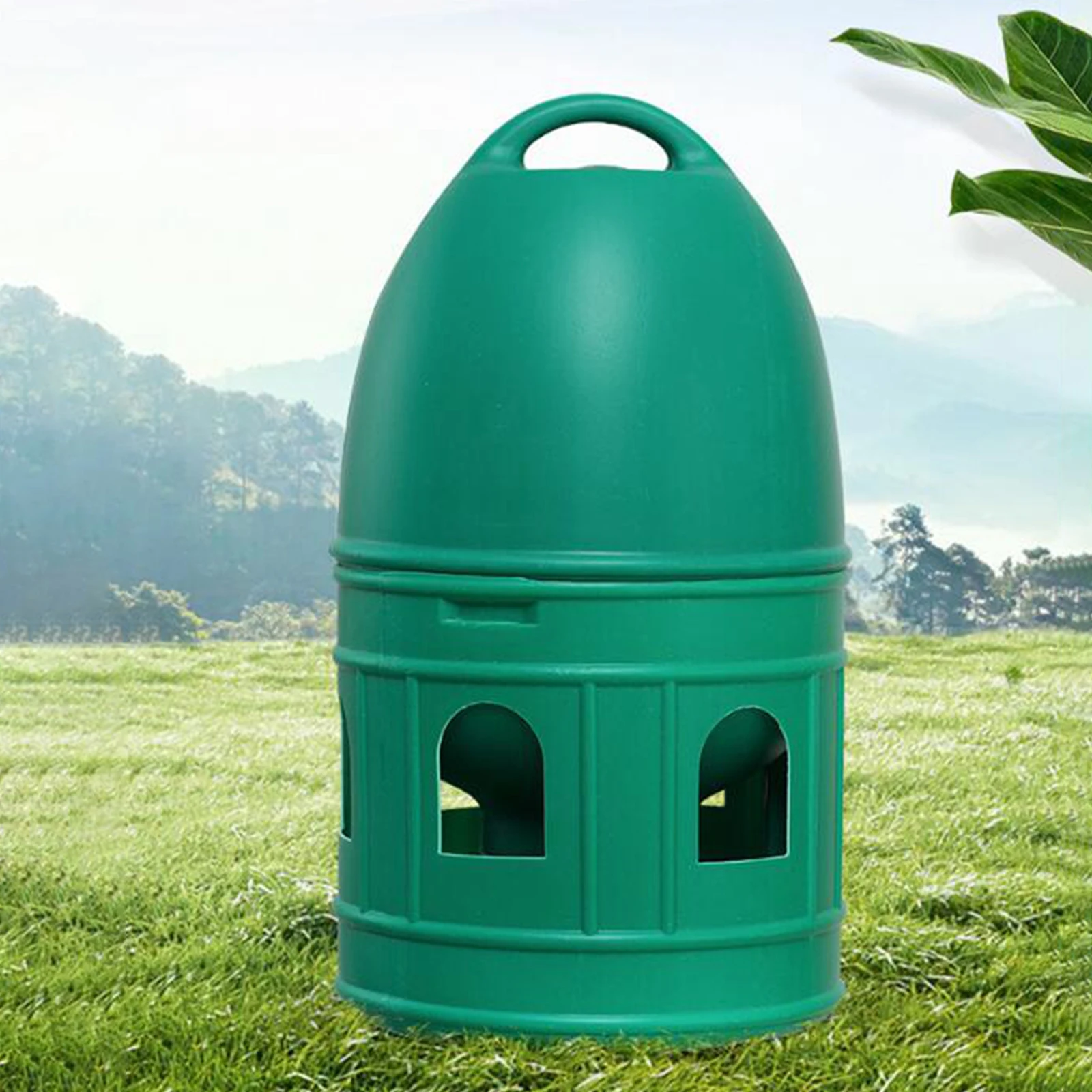 Bird Water Drinker Pigeon Water Dispenser Feeder Bird Cage Accessories Large Capacity Bird Cage Accessories with Hanging Handle