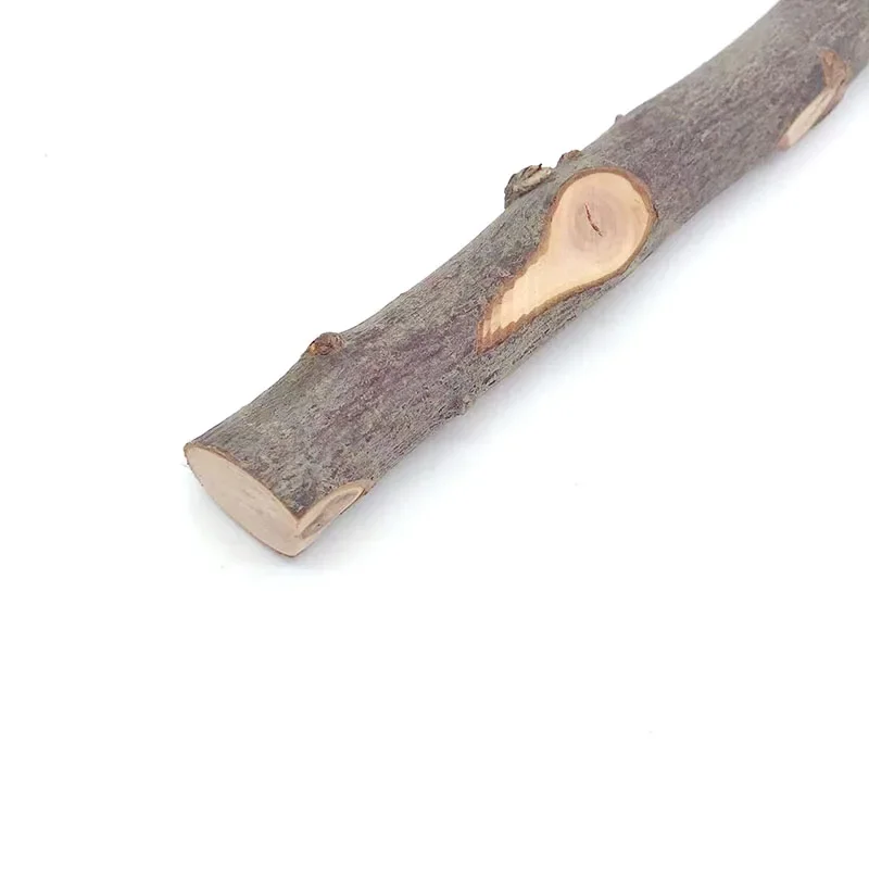 Natural Wood Pet Parrot Raw Wood Fork Tree Branch Stand Rack Squirrel Bird Hamster Branch Perches Chew Bite Toys Stick