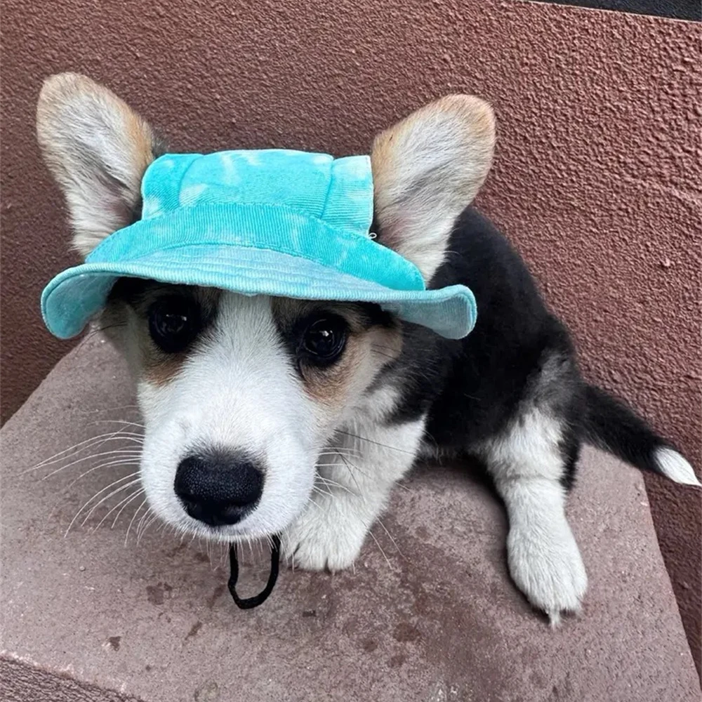 Cute French Bulldog Pet Hats with Ear Holes Adjustable Puppy Dog Cap Hat for Small Medium Dogs Pug Mascotas Accessories Costume