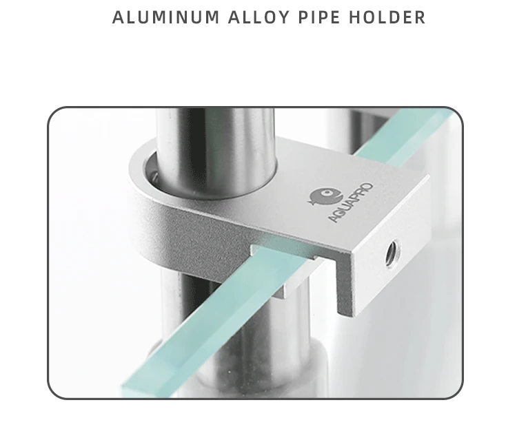 AQUAPRO Mini Skimmer Stainless Steel Inlet Outlet Pipes Inflow Outflow Shrimp Water Filter Aquarium Fish Tanks Accessories