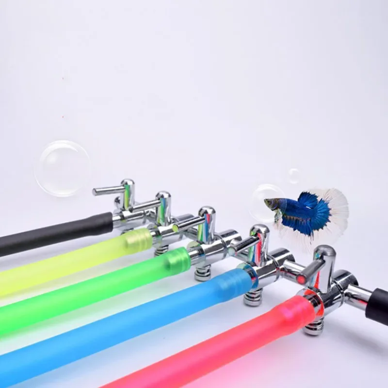 305cm High Quality Colorful 4mm Aquarium Oxygen Pump Water Pump Hose Air Bubble Stone Aquarium Fish Tank Pond Pump Tube