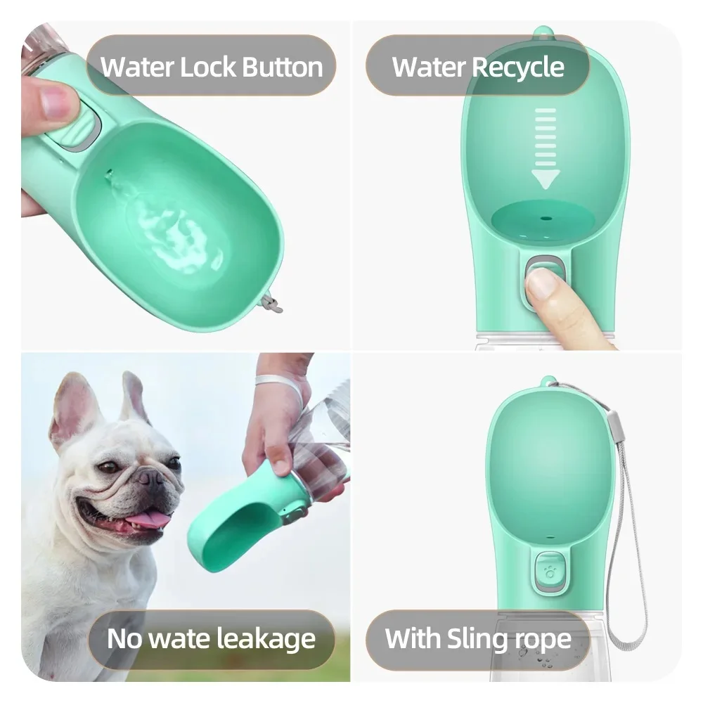 Dog Water Bottle For Small Large Dogs Cat Portable Puppy Cup Outdoor Travel Leak Proof Drinking German Shepherd Pet Supplies