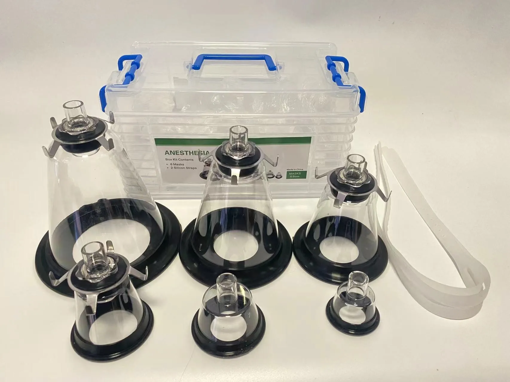 Nebulized oxygen mask for pet, animal respiratory mask for cat and dog