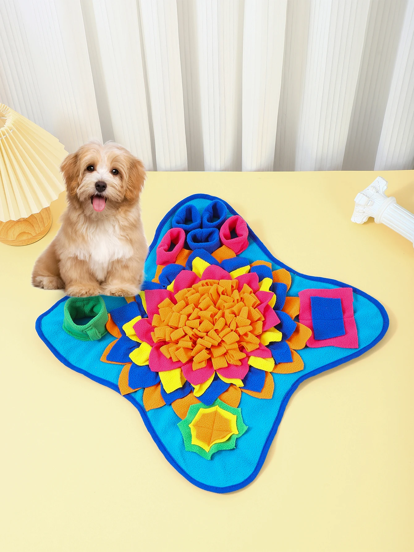 Good Quality Pet Snuffle Mat for Dogs, Interactive Feed Puzzle for Boredom Comfort and Softness