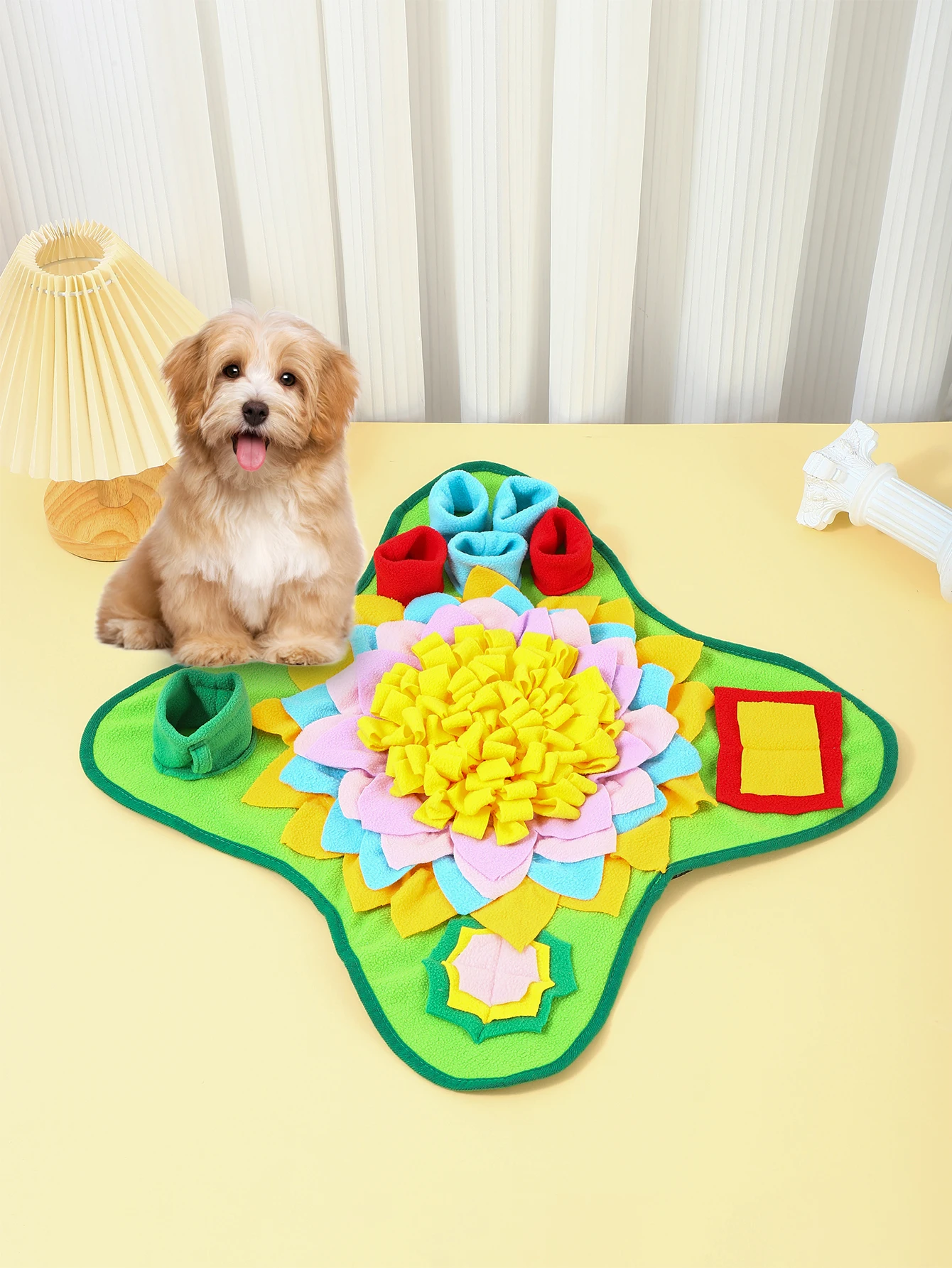 Good Quality Pet Snuffle Mat for Dogs, Interactive Feed Puzzle for Boredom Comfort and Softness