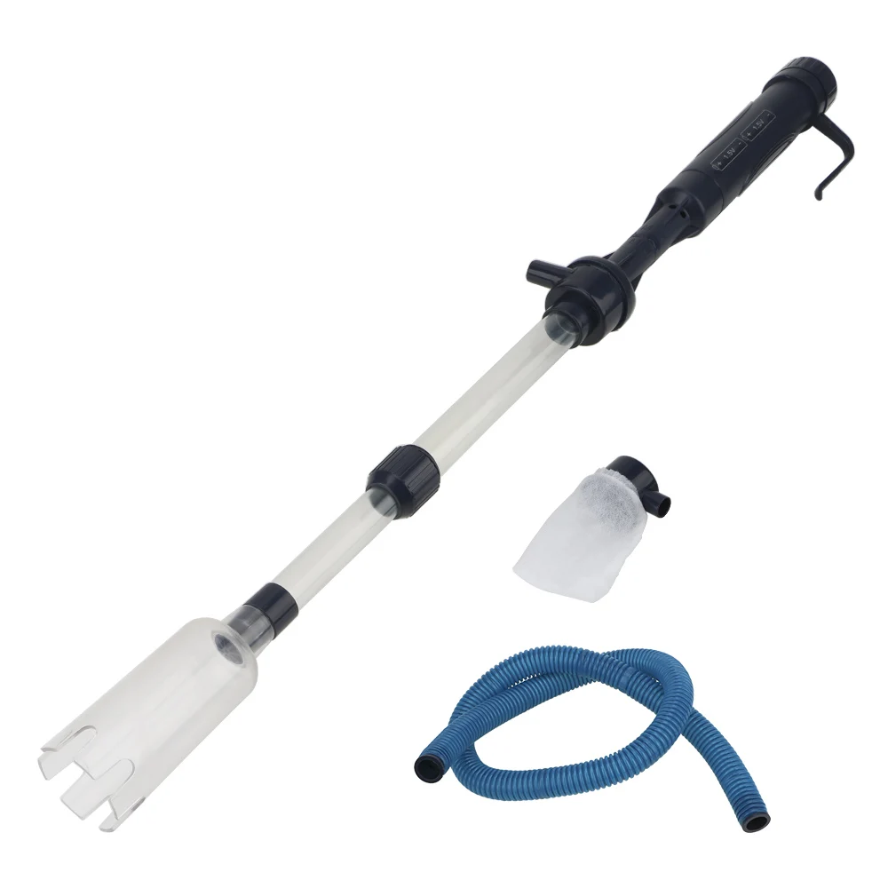 Aquarium Fish Tank Pipe Gravel Cleaner Tool Changing Water Filters Tools Waste Remover Electric Water Change Pump Vacuum