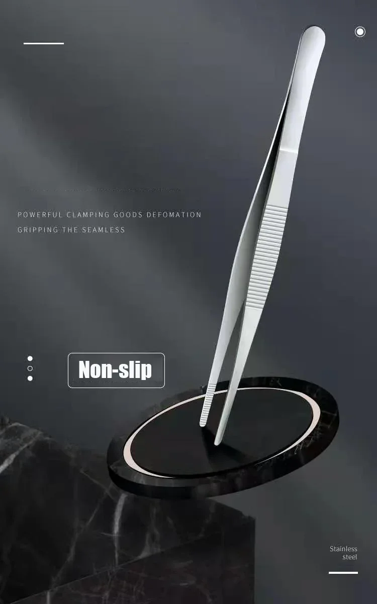 48cm Stainless Steel Tweezers Fish Tank Aquatic Plants Aqaurium Tool Water Plant Curved Pliers Birds Reptile Feeding Tongs