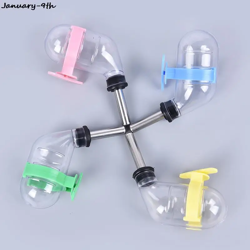 Pet Drinking Fountains Stainless Steel Automatic Water Bowl For Dogs Rabbit Hamster Dispenser