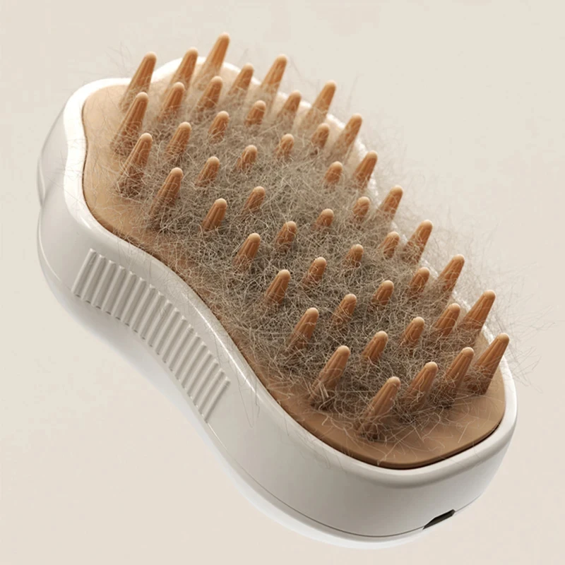 3 in 1 Steamy Pet Dog Brush Cat Steam Brush Electric Spray Cat Hair Brush Comb Massage Pet Grooming Tool Loose Hair Supplies