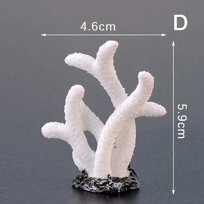 Artificial Coral Fish Tank Decoration Emulates Starfish Resin Reef Landscape Aquarium Decoration Craft Tabletop Decoration
