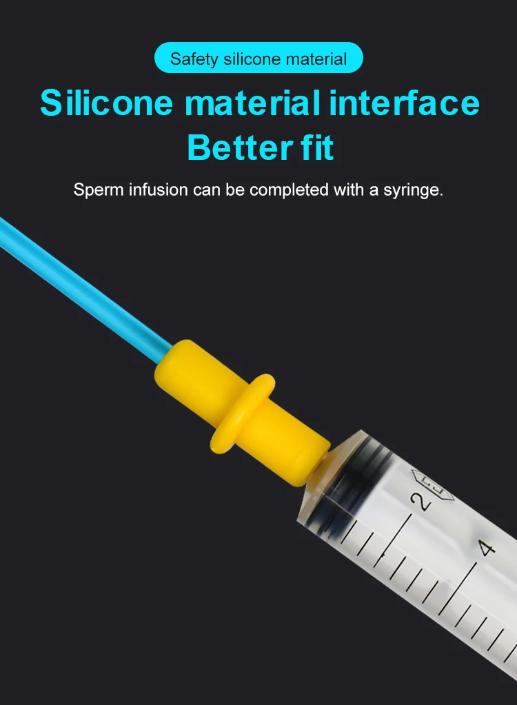 100PCS Wholesale Canine Sperm Injection Semen Deposition Artificial Insemination Pet Dog Disposable Vas Deferens Pipe Catheter