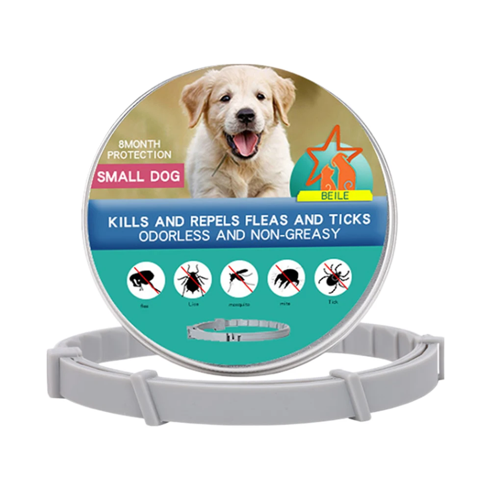 Dog Anti Flea And Tick Collars,Pet 8Month Protection Adjustable Collar For Large Dog Puppy Cat, Dogs Accessories