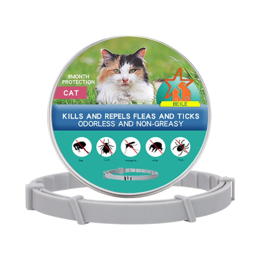 Dog Anti Flea And Tick Collars,Pet 8Month Protection Adjustable Collar For Large Dog Puppy Cat, Dogs Accessories