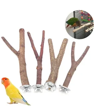 Natural Apple Wood Birds Pets Parrots Ladders Climbing Toy Hanging Colorful Balls Parrot Toys for Conures Parakeets Cockatiels