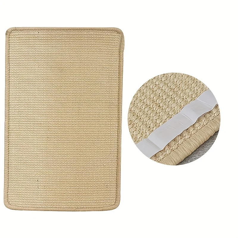 1pcs Sisal Cat Scratching Board Sticks to the Wall Does Not Drop Chips Scratches the Sofa Protection Vertical Claw Grinding Mat