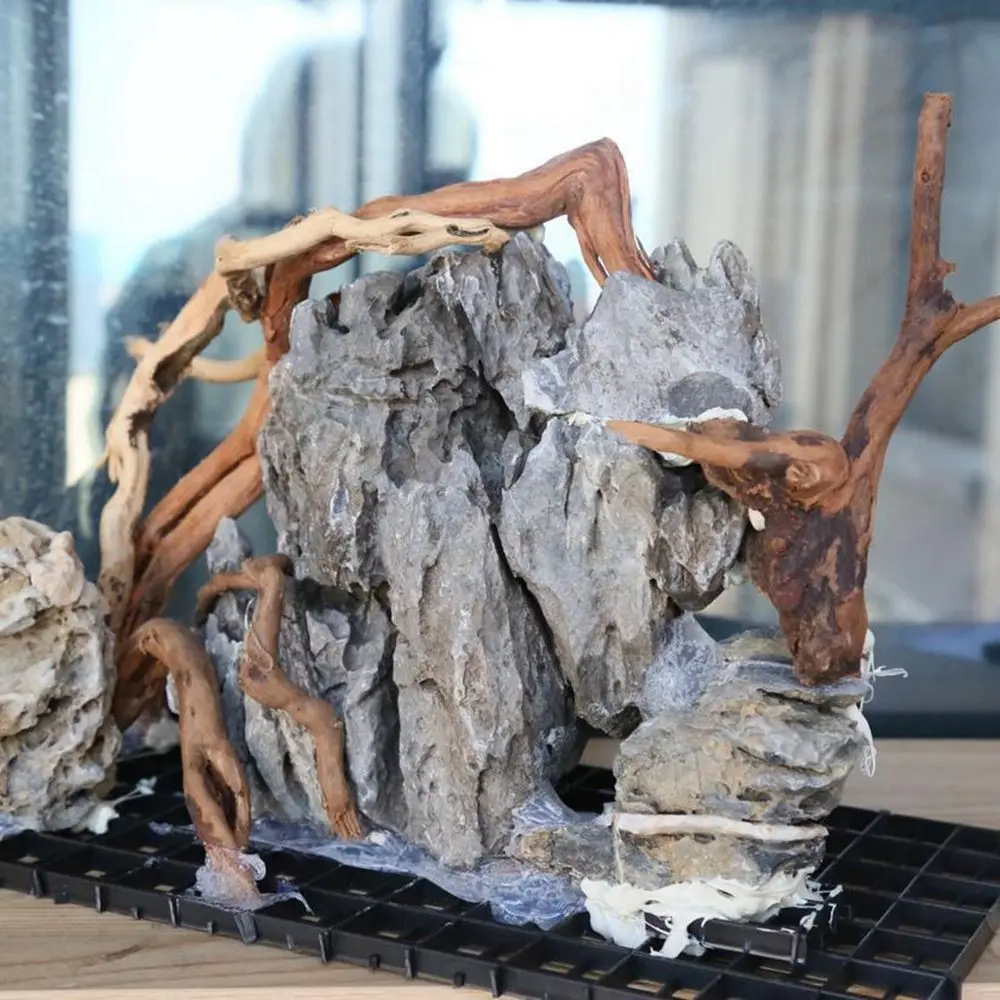 Aquarium Driftwood Natural Fish Tank Plant Decor Tree Aquarium Fish Bowl Stump Aquarium Home Fishtank Landscaping Decor Pet Tool