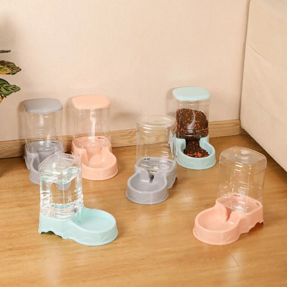 3.8L Automatic Pet Feeder Large Capacity Cat Dog Food Dispenser For Pet Water Drinking,Feeding,Corner Food Dispenser Water Bowl