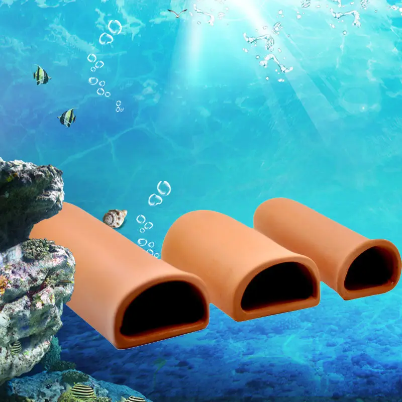 Ceramics Tank Fish Inccubate Hatch Breeding Cave Shrimp Shelter Fish Tank Decoration Aquarium Accessories Clay Spawning Castle