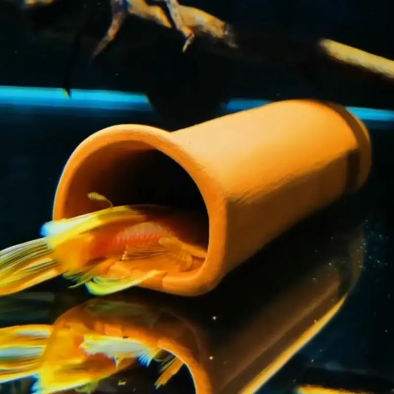 Ceramics Tank Fish Inccubate Hatch Breeding Cave Shrimp Shelter Fish Tank Decoration Aquarium Accessories Clay Spawning Castle
