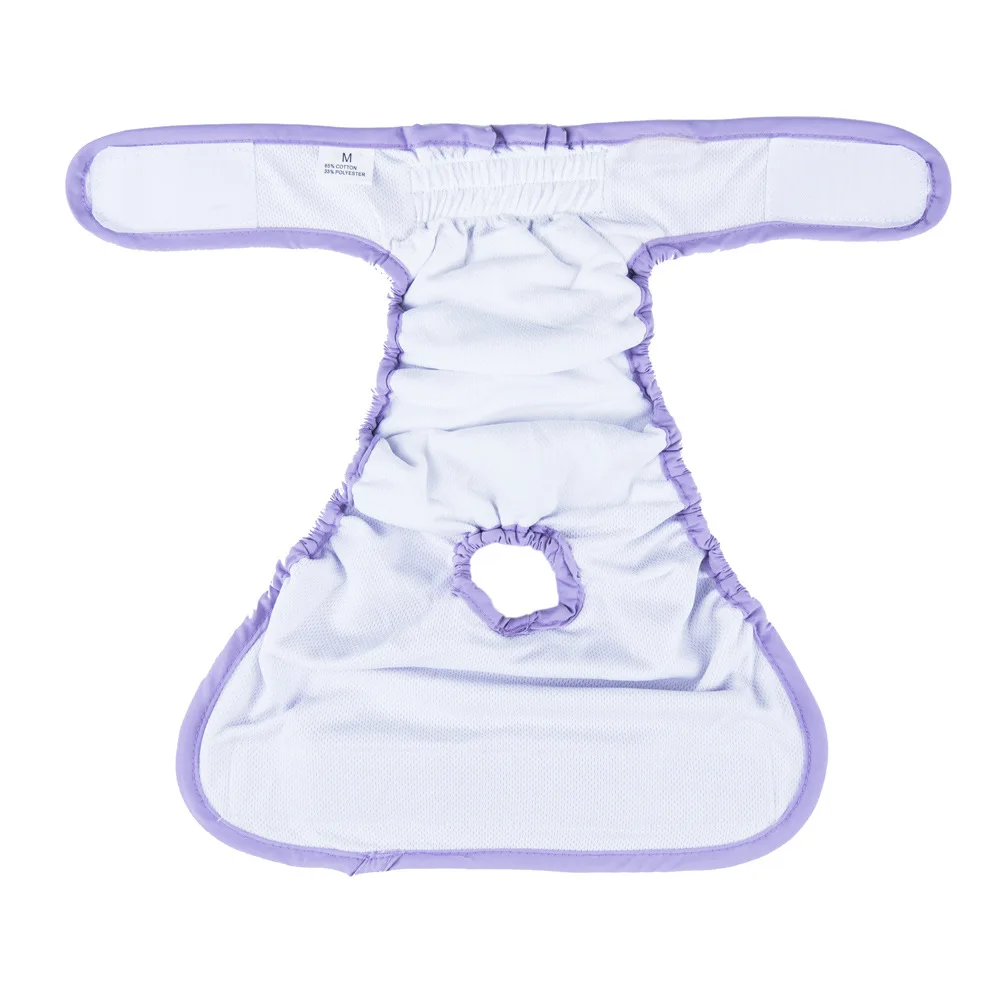 Reusable Female Dog Diapers Warps High Absorbent Doggie Puppy Nappies Adjustable Pet Panties for Small Medium Large Girl Dogs