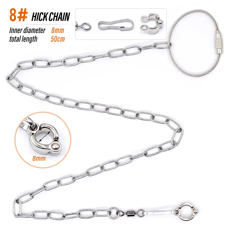 Bird Parrot Foot Chain Stainless Steel Ankle Foot Ring Stand Chain Outdoor Flying Training Starling Pigeon Bird Accessories